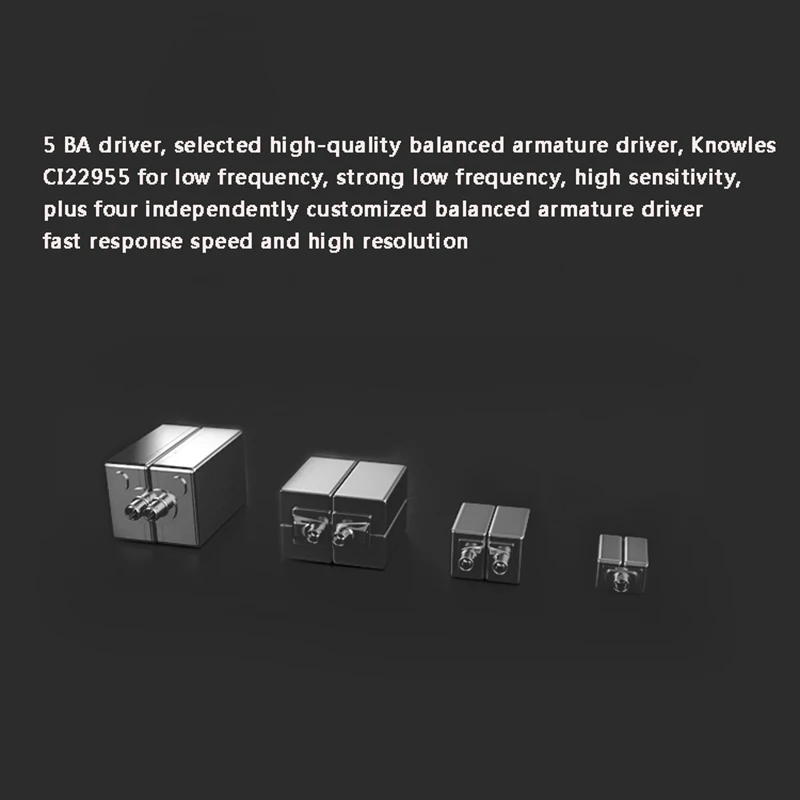 Magaosi K5PRO Bass Version 5BA MMCX Detachable HiFi Audiophile In ear Earphone IEMS