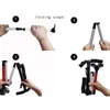 Two-Handle Walking Clver Cane with LED Light, 85cm - 97cm Adjustable Folding Walking Stick for the Blind, Seniors Disabled and E 4