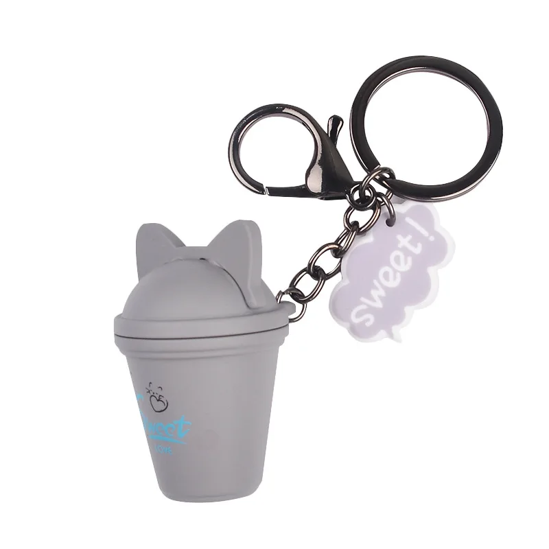 Новинка зимы 2019 акриловая Милая мультяшная маленькая изоляционная чашка брелок