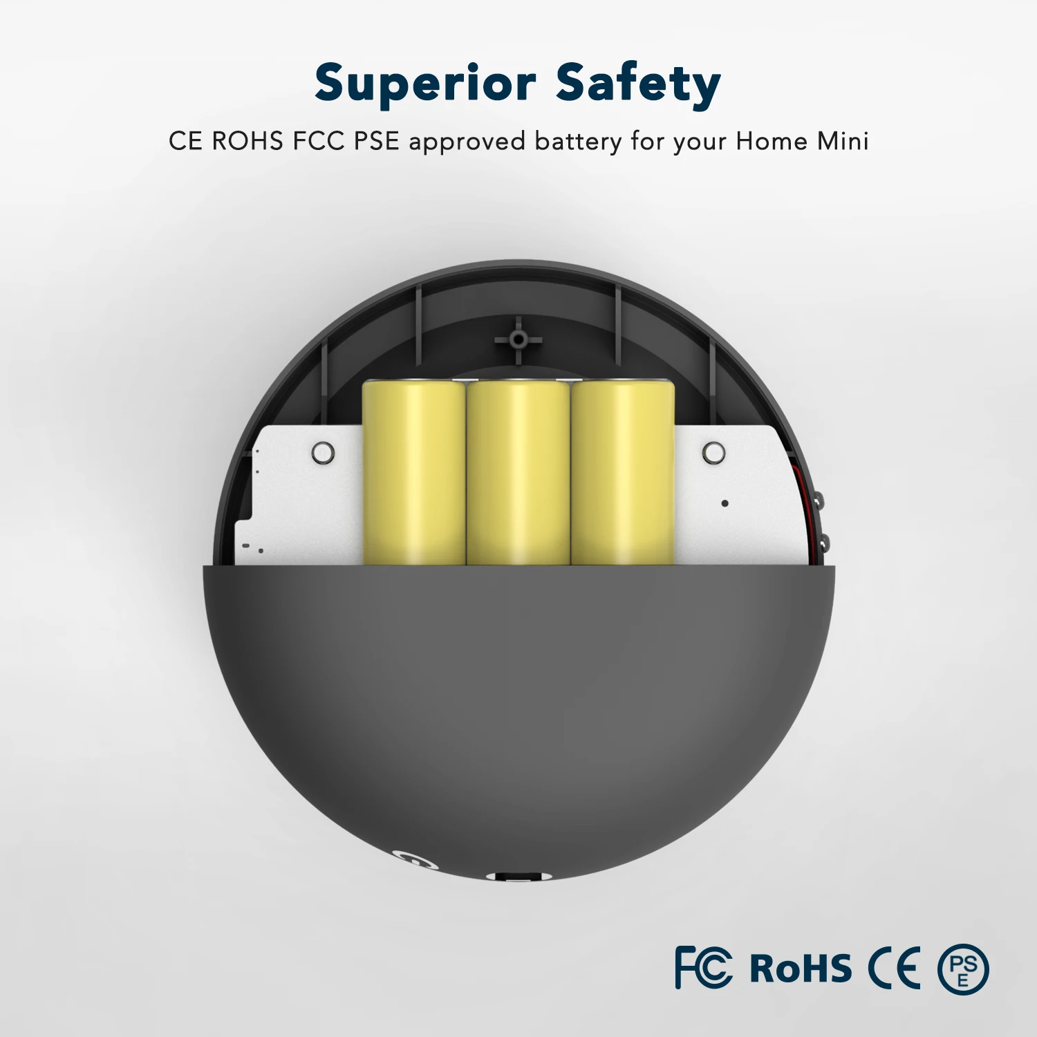 Tanie KIWI design ładowalna podstawa baterii 7800mAh dla Google Home mini, przenośna ładowarka sieciowa Google Nest mini