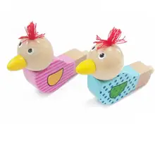 1 шт. забавная птица свисток детские ювелирные изделия подвеска деревянные музыкальные игрушки для детей Детские Музыкальные инструменты игрушки подарок