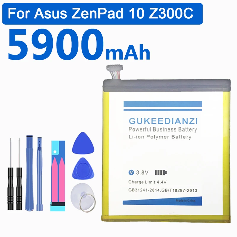 C11P1502 Аккумулятор для ASUS ZenPad 10 Z300C Z300CL Z300CG 5900 мАч литий-полимерные перезаряжаемые планшеты батарейки для ПК