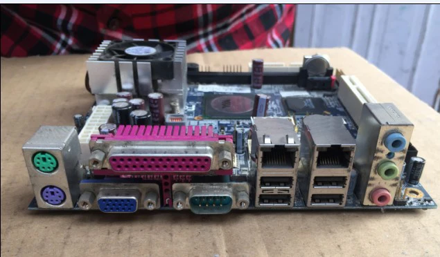 VB7007 промышленная плата управления мини-Промышленная материнская плата ITX VB7007-16 SED DDR2 двойной сетевой порт