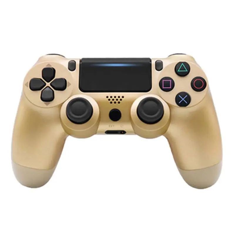 Золотой Беспроводной игровой контроллер для PS4 Bluetooth 4,0 Джойстик Геймпад для Playstation - Цвет: Золотой