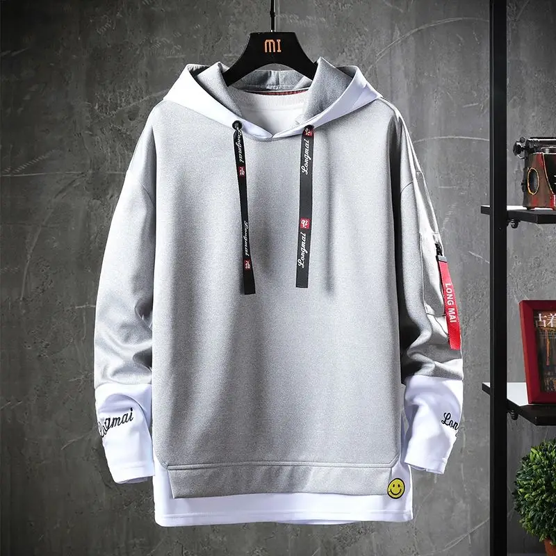Sweatshirt Jacket Long Sleeve Sweater Spring Autumn Men's Hoodie Harajuku Fashion Korean Streetwear Sweatshirt Men Casual Men Clothing Trend Long Sleeve Hoodies