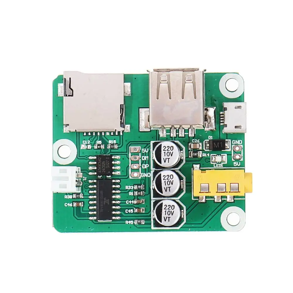 CLAITE USB 5 в стерео AUX MP3 аудио декодер модуль музыкальный плеер U диск плеер доска для DIY