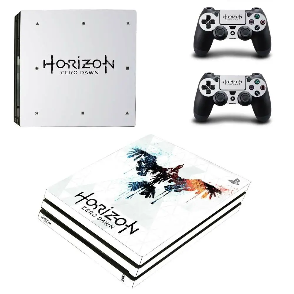 YSP4P-3506 Наклейка для PS4 Pro s Horizon zero Dawn PS 4 Pro наклейка для игровой станции 4 Pro для консоли и контроллера playstation 4 Pro - Цвет: YSP4P-3506