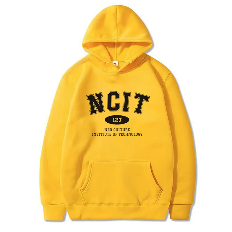 long hoodie NCIT 127 Hoodies Fashion Letter Print NCT Men Women Sweatshirts Hoodie Oversized Pullover Harajuku Streetwear Tracksuits Clothes green sweatshirt