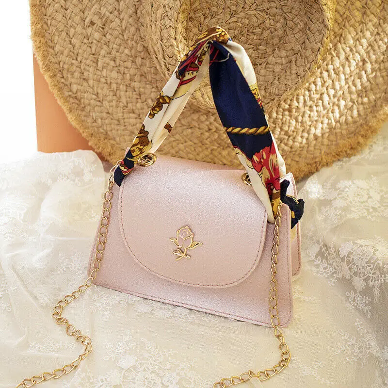 Местная Стоковая женская кожаная сумка на плечо, дамская сумочка, сумка-мессенджер, наплечная сумка-портфель, сумка-тоут - Цвет: Розовый