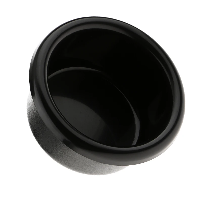 Черный пластиковый держатель чашки для воды/напитков Встраиваемый автофургона