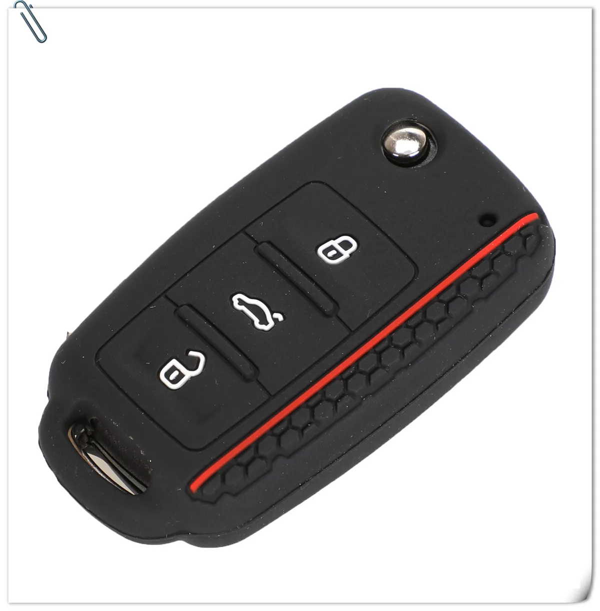 Keyforkess 100pcs custodia protettiva per chiave in Silicone per VW Golf Fit Skoda Yeti superba rapida Octavia SEAT Leon ibiza portachiavi a 3 pulsanti 7 Keyforkess 100pcs custodia protettiva per chiave in Silicone per VW Golf Fit Skoda Yeti superba rapida Octavia SEAT Leon ibiza portachiavi a 3 pulsanti - H7b0c16fbce1f47b78b001a2e9e2c54cfc