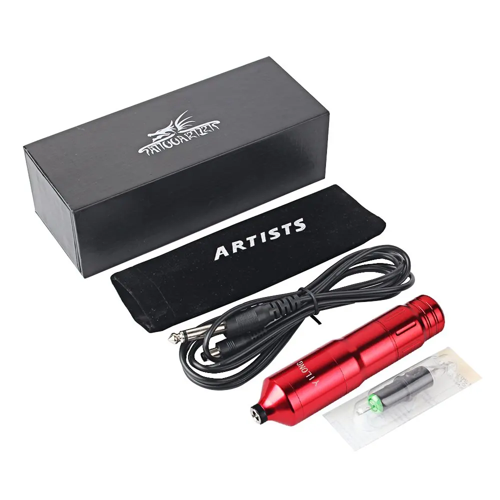 

Hot Sale Cartridge Tattoo Pen Rotary Tattoo Machine Aluminum Alloy Tattoo Gun For Permanent Microblading Makeup Cartridge Needle