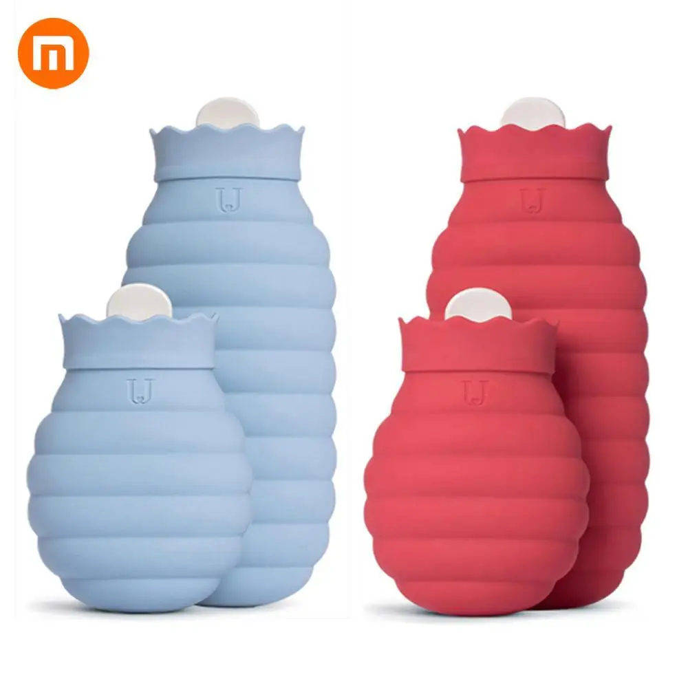 

Xiaoomi Jodan Judy 313/620 Ml Hot Water Bag Microwave Heating Silicone Bottle Winter Braided Cap Heater