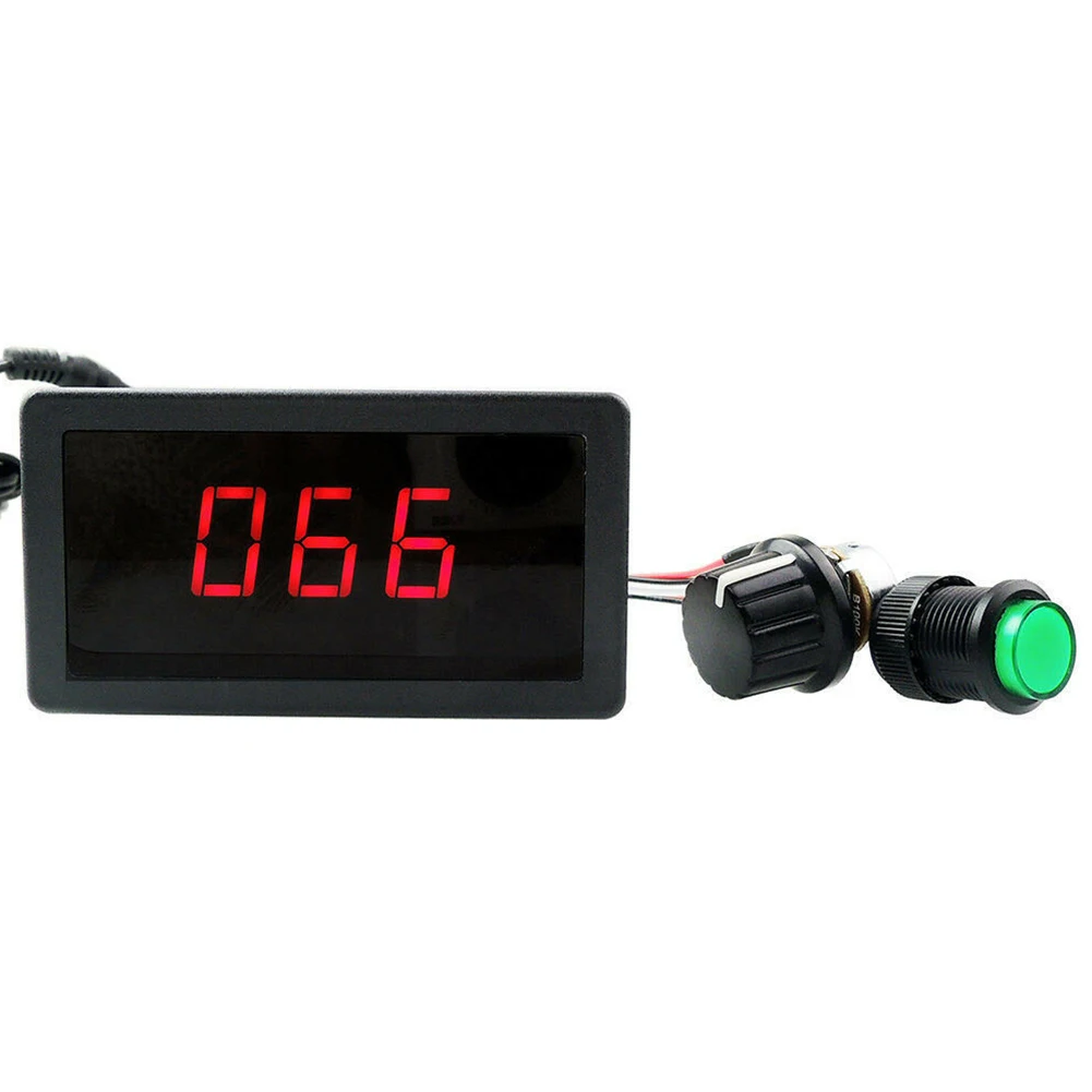 CCM5D DC6V до 30V доска Профессиональный регулятор оборотов прочный светодиодный дисплей регулятор скорости PWM черный Регулируемый бесступенчатый цифровой