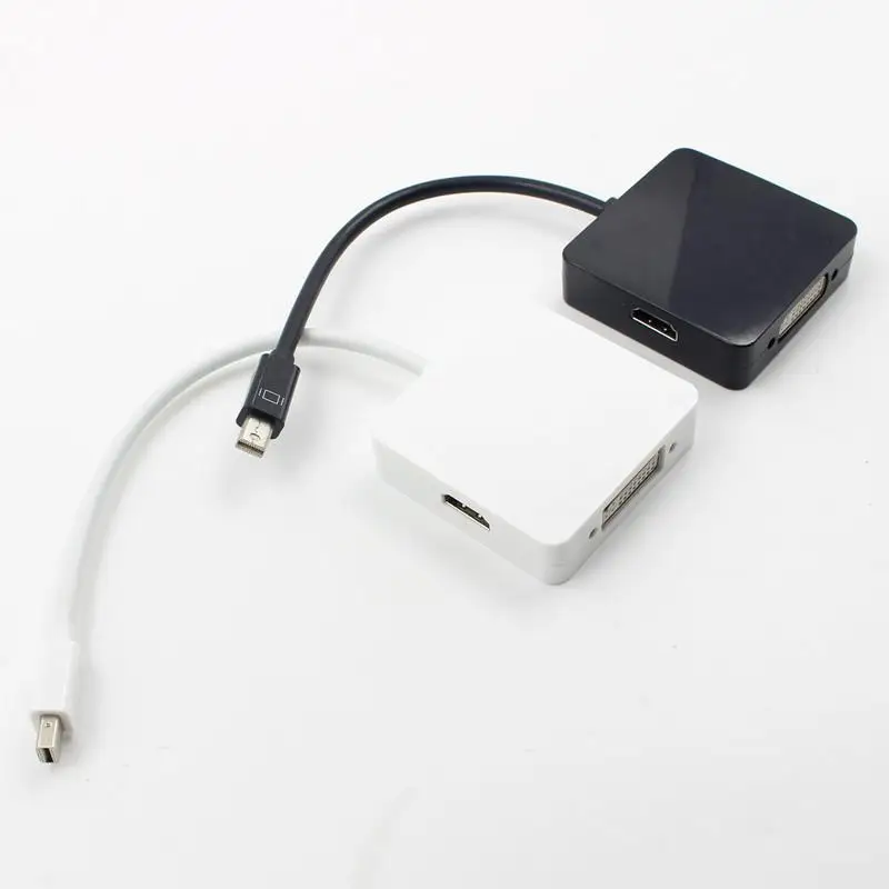 BEESCLOVER Mini Display Port 3 в 1 DP Thunderbolt To DVI VGA HDMI адаптер кабель DMI / r57| |