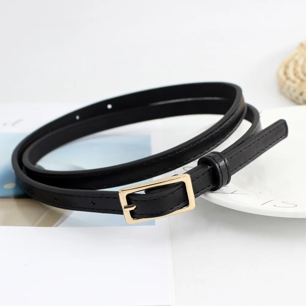 

Female Casual Buckle Decoration Knotted Thin Belt with Suit Jacket Dress Waist All-match Women Belt VD2450