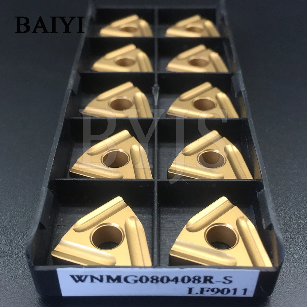 10 шт. DESKAR WNMG080408 LF9011 WNMG432 для нержавеющей стали|Токарный инструмент| |