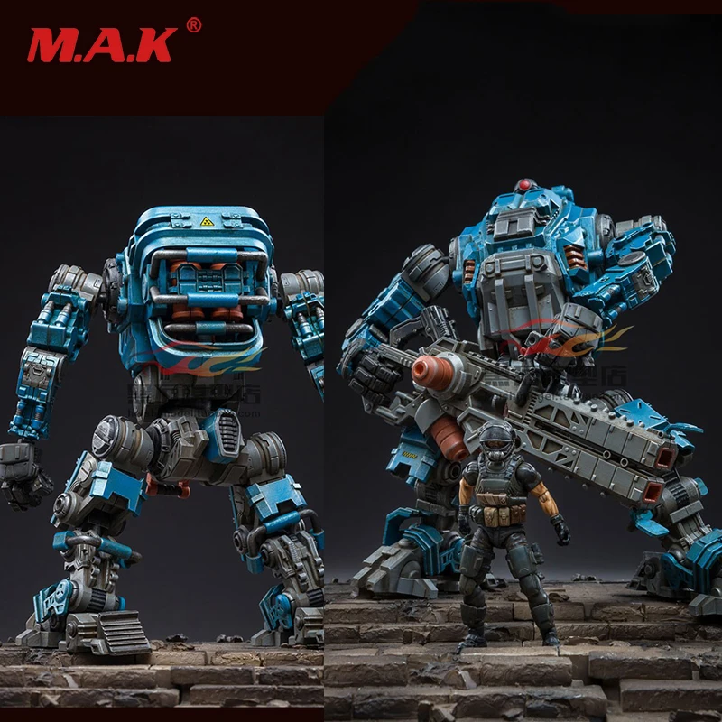 

full set In stock JOYTOY 1/18 Scale Free Man Tactical Mecha Blue color Soldier Mini Figure collectible
