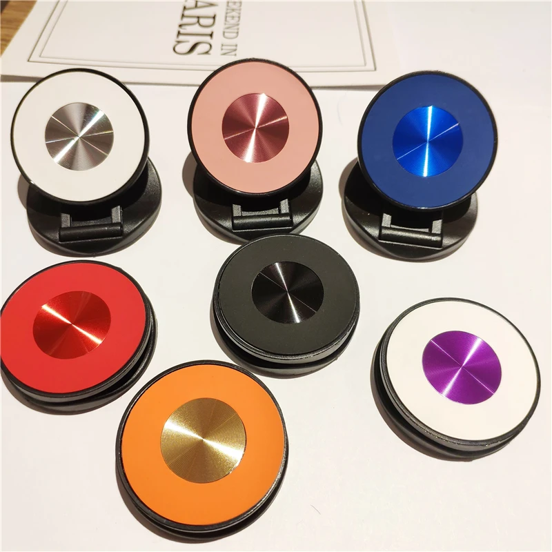 

Colorful mobile phone bracket round design lazy mobile phone finger folding bracket handle bracket for all mobile phones