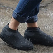 Водонепроницаемые непромокаемые резиновые сапоги из силикона многоразовые мужские и женские ботинки унисекс Нескользящие моющиеся износостойкие