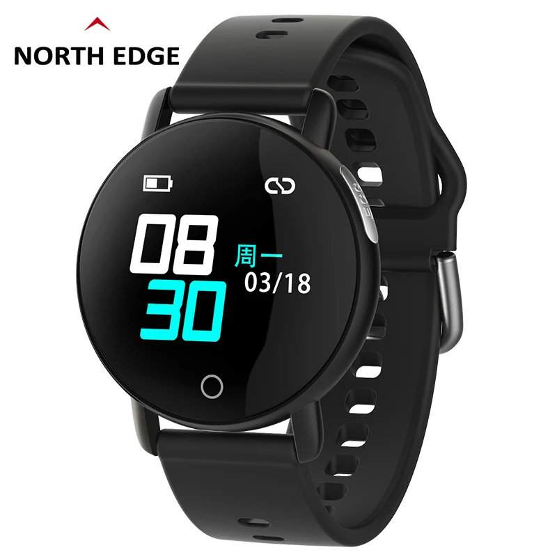 North Edge новинка 2019 Смарт часы для мужчин и женщин сердечный ритм ЭКГ PPG монитор