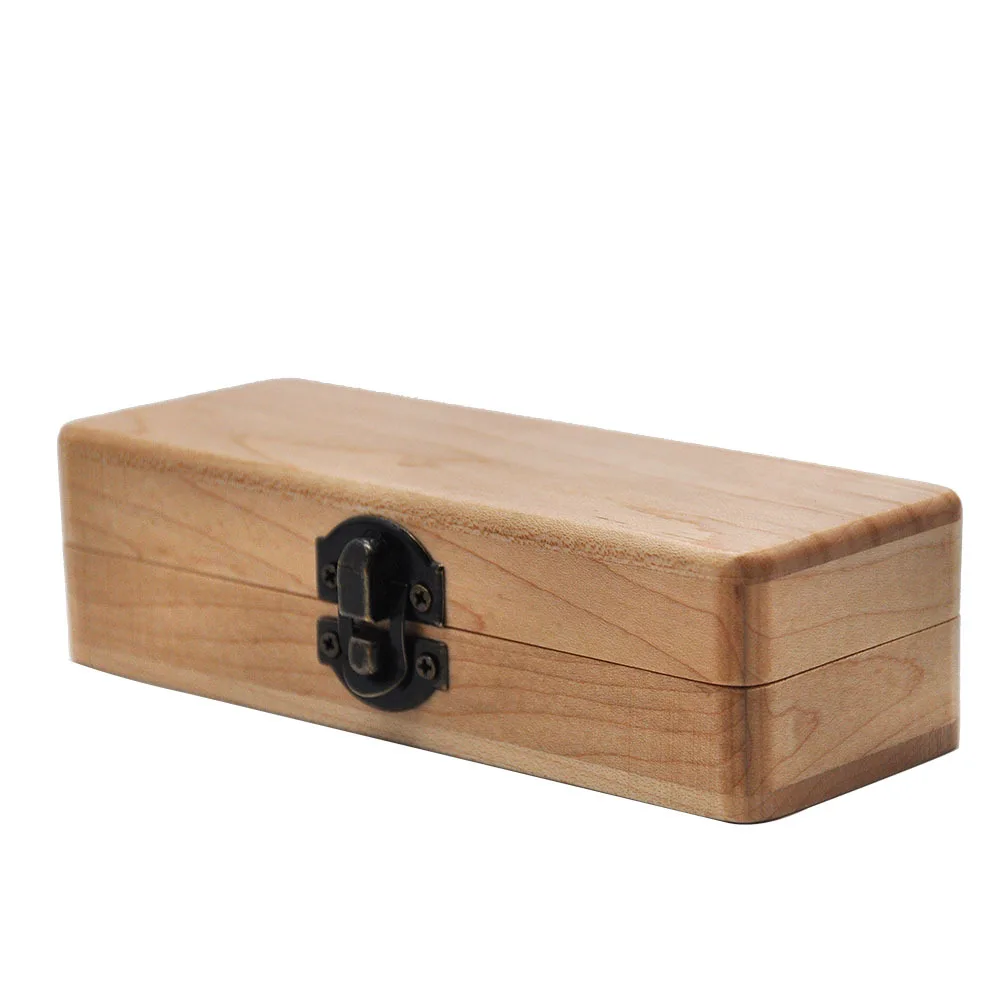 

New wooden storage box with rolling tray natural handmade wooden tobacco and herbal storage box smoking pipe fittings