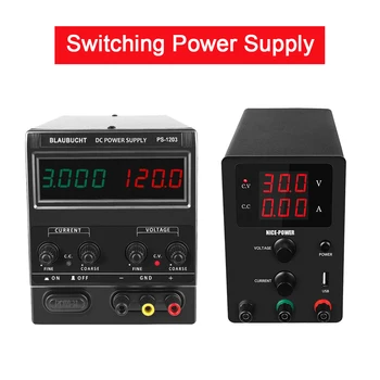 

Black 3/4 digits DC Lab switching regulated power supply adjustable 12V 24V 30V 36V 48V 60V 72V 120V for plating repair PCB