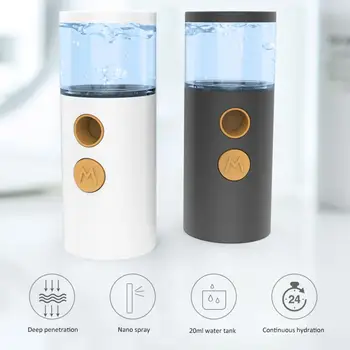 

USB Nano Mist Sprayer Facial Air Hydrating Humidifier Instrument Spray Machine Steaming Face Moisturizing Facial Steamer
