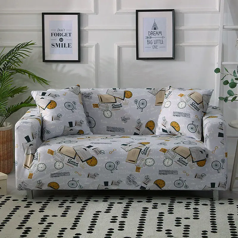 Набор чехлов для дивана эластичный чехол для дивана диванных чехлов для Гостиная домашних животных cubre диван в форме буквы L стул наволочка 1/2/3/4 местный - Color: Color 9