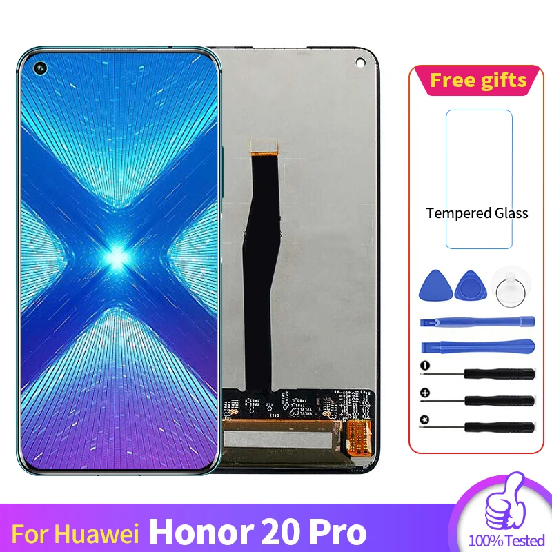 Для huawei Honor 20 Pro YAL-AL10 дисплей ЖК-экран Замена для Honor 20 Pro YAL-AL10 ЖК-дисплей сенсорный экран модуль