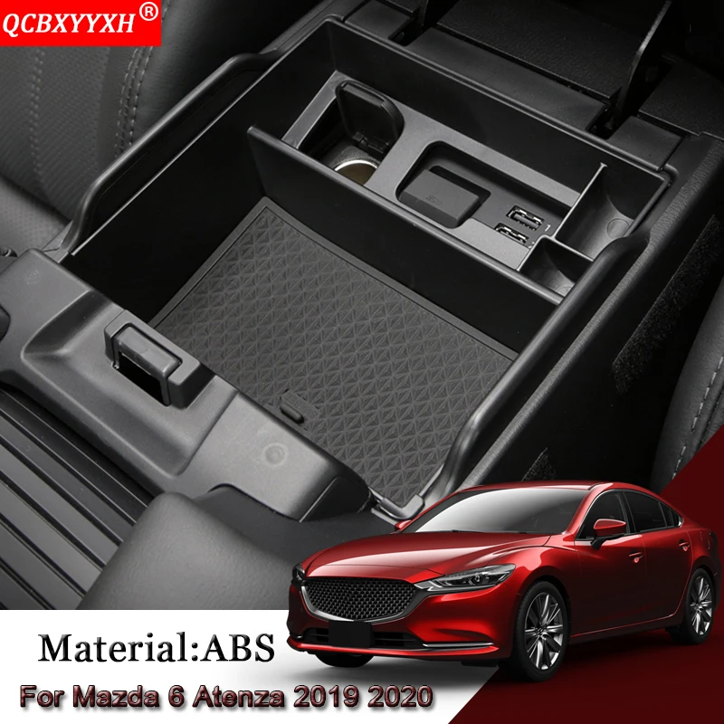 Автомобильный Стайлинг ABS ящик для хранения в подлокотнике автомобиля чехлы автомобильные аксессуары подходят для Mazda 6 Atenza
