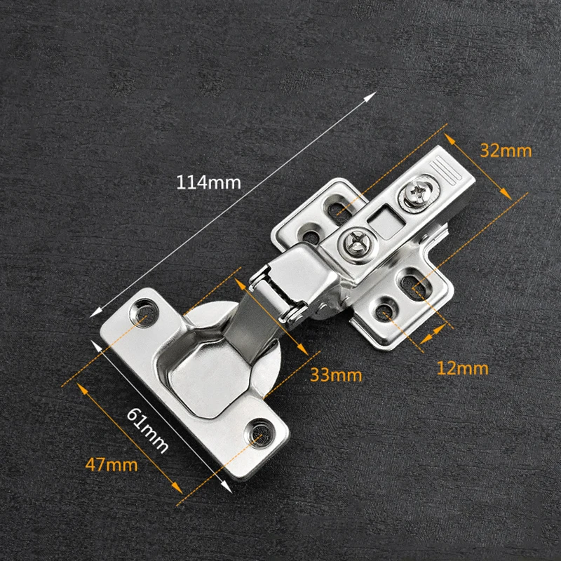 

4pcs Door Wardrobe Hydraulic Hinges Soft Close Silent Cabinet Kitchen Furniture