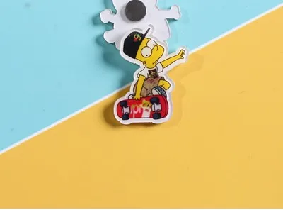 Креативные Симпсоны фильм магниты на холодильник высококачественная акриловая краска холодильник магнит наклейка игрушка для детей