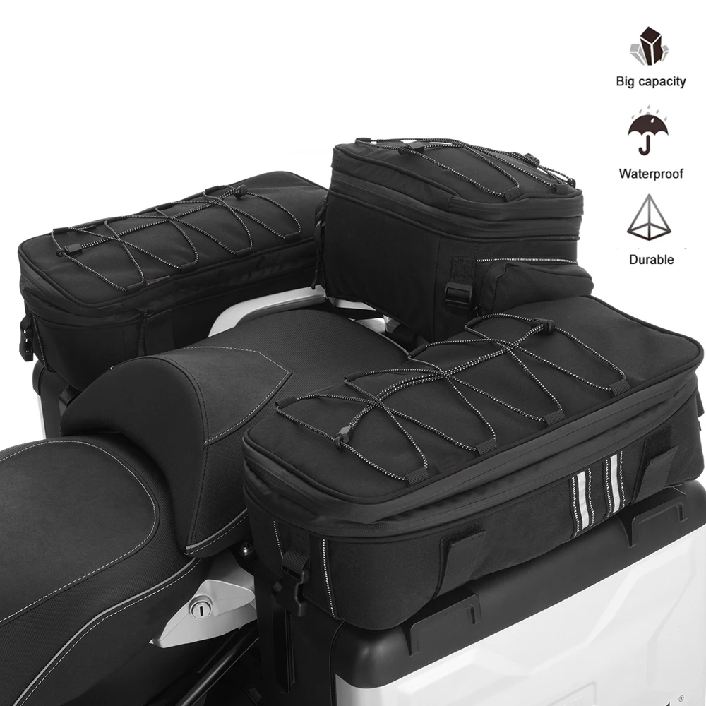 Motorcycle Rack Top Case Saddle Waterproof Storage Bags Tailbag For BMW R1200GS R1250GS Adventure LC R 1200 1250 GS F 650 700 GS