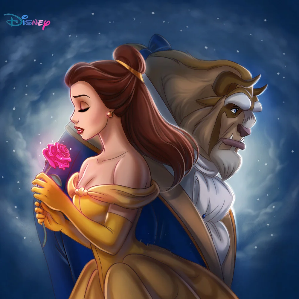 пенал красавица и чудовище