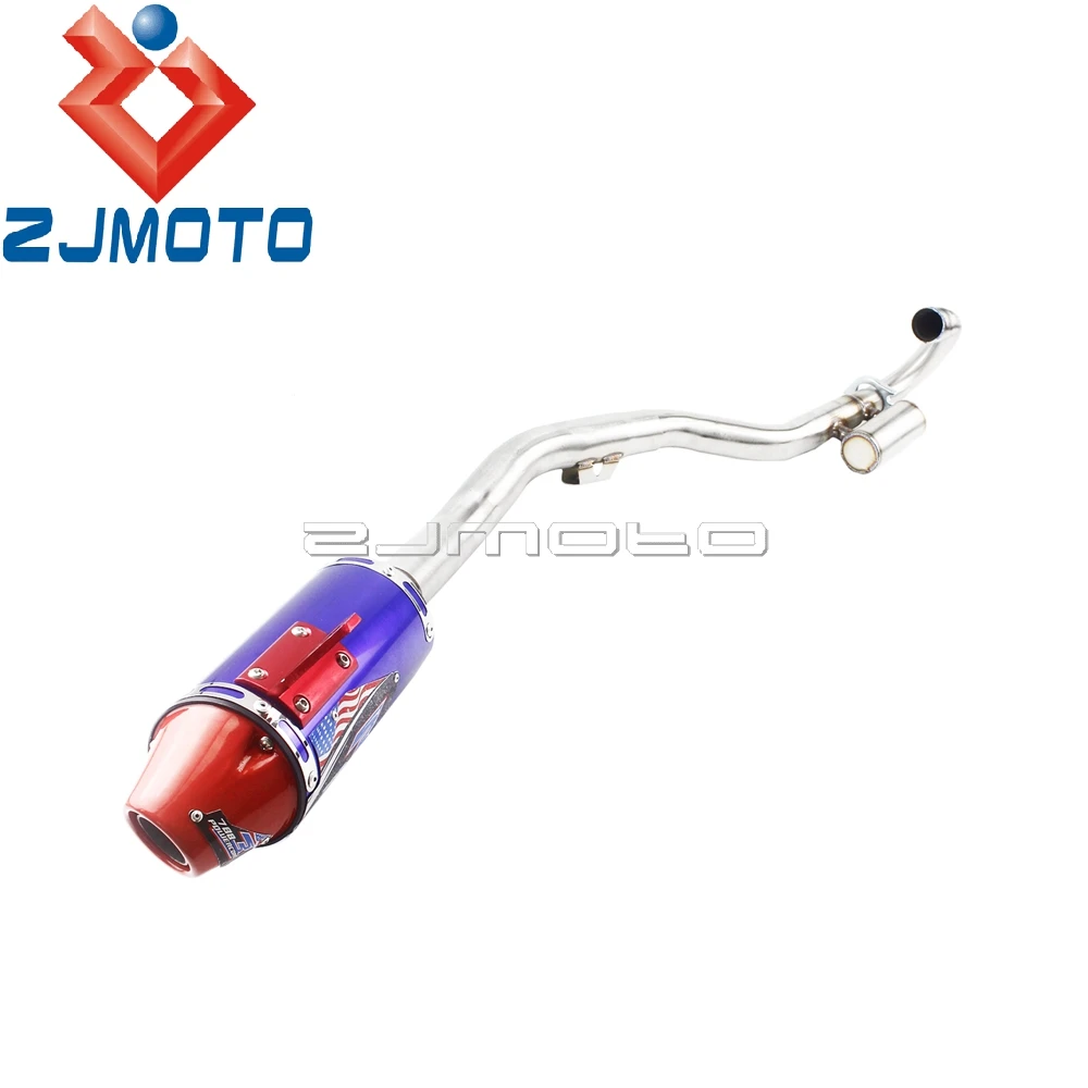 Мото Кроссовый полный глушитель выхлопной системы для Honda CRF150F CRF230F CRF 150 230 2003- грязи велосипед выхлопной трубы глушителя