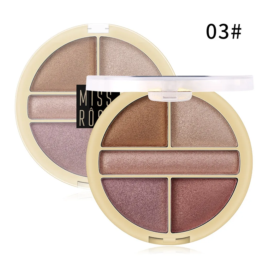 Makeup Palette 5 Color Glitters Matt Eyeshadow Palette Long-lasting Easy to Wear Shimmer Eye Shadow Pallete Oogschaduw YJJ1