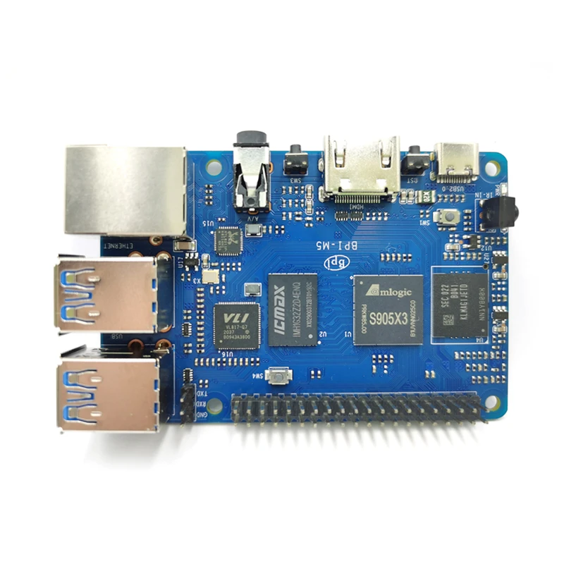 ٳ PI BPI-M5 Amlogic S905X3  ھ ARM Mali G31 4GB LPDDR4 RAM 16GB eMMC ÷ ,    ̱ 