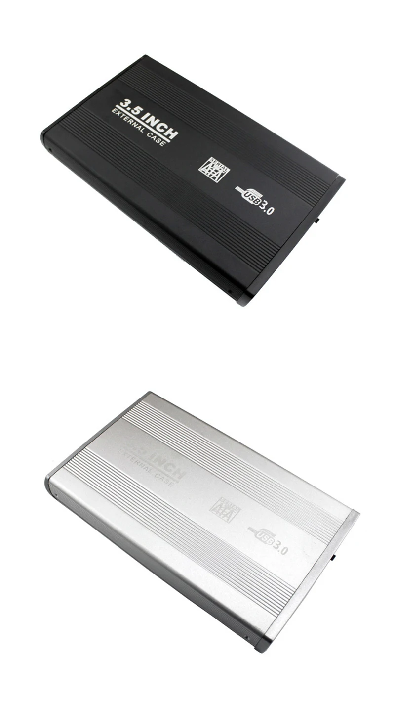 2.5 hdd box Q07 3.5 Inch SATA To USB 3.0 Desktop Aluminum Alloy Strong Heat Dissipation Hard Drive Enclosure External Mobile HDD Enclosure 2.5 hdd external case