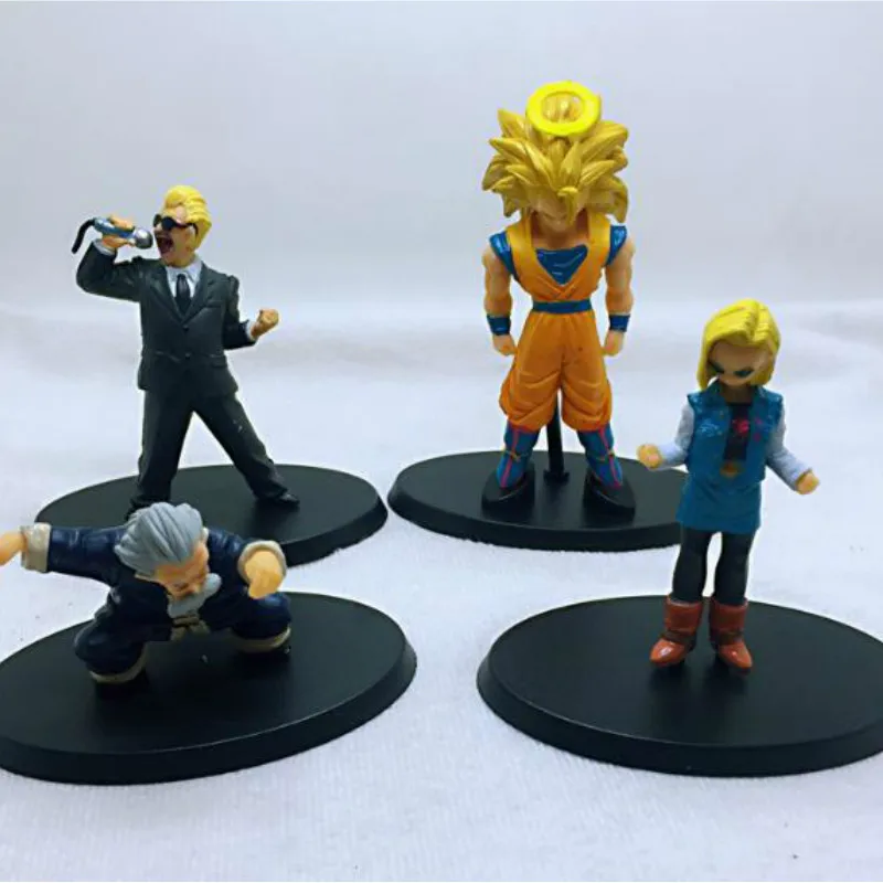 Мультфильм Аниме Фигурка одна деталь Dragon Ball фигурка Наруто декоративные предметы Игрушки для мальчиков
