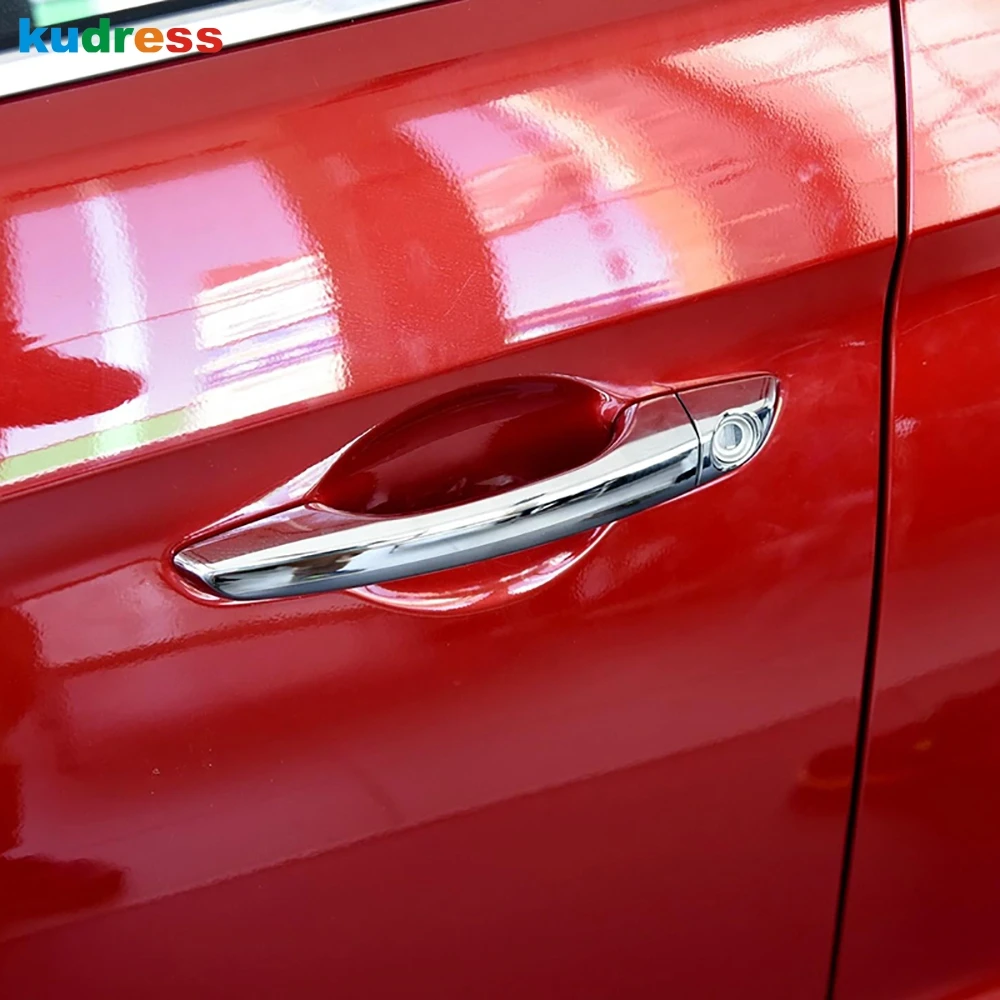 Хромированная накладка на дверную ручку для Hyundai Verna Solaris Accent 2018 2019 2020 5th
