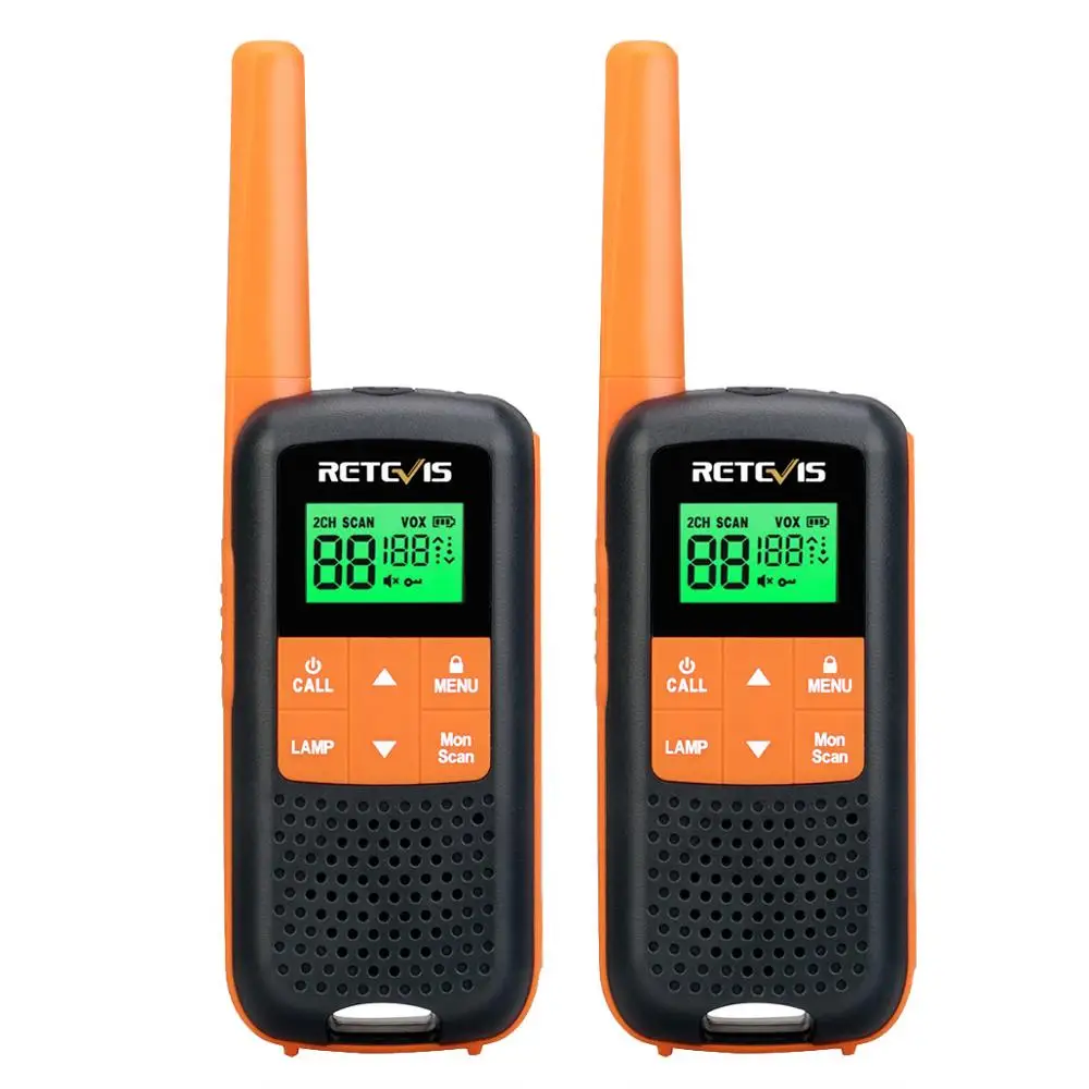 Рация Retevis RT649/RT49 PMR446 FRS для семейного использования 2 шт. водонепроницаемая IP65