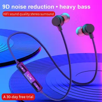 

55mAh LB-T2 Neckband Bluetooth Earphone 5.0 Magnetic Wireless Earphones HD Stereo HiFi Music Earbuds HD Call Headphone наушники