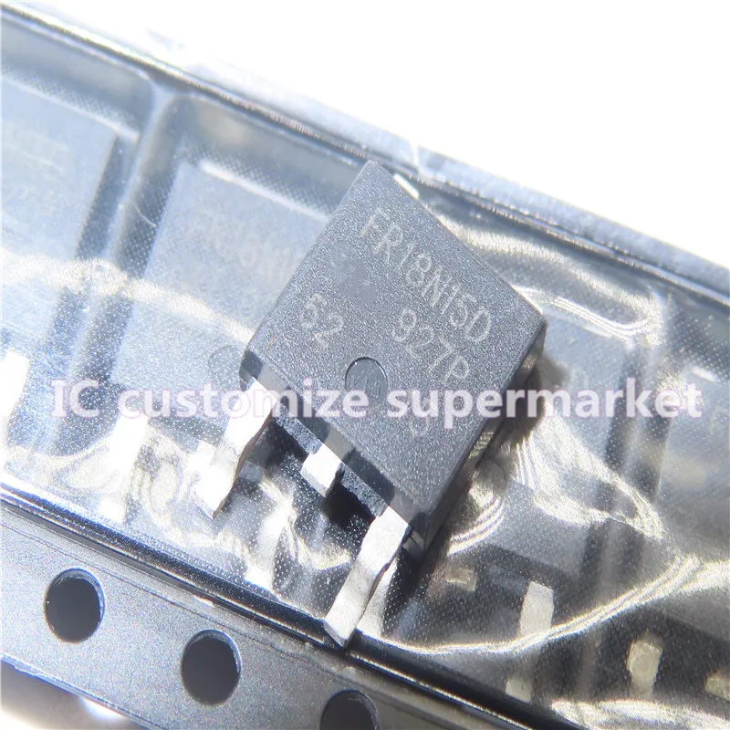 

10PCS/LOT NWE IRFR18N15D FR18N15D TO-252 150V18A SMD Transistor