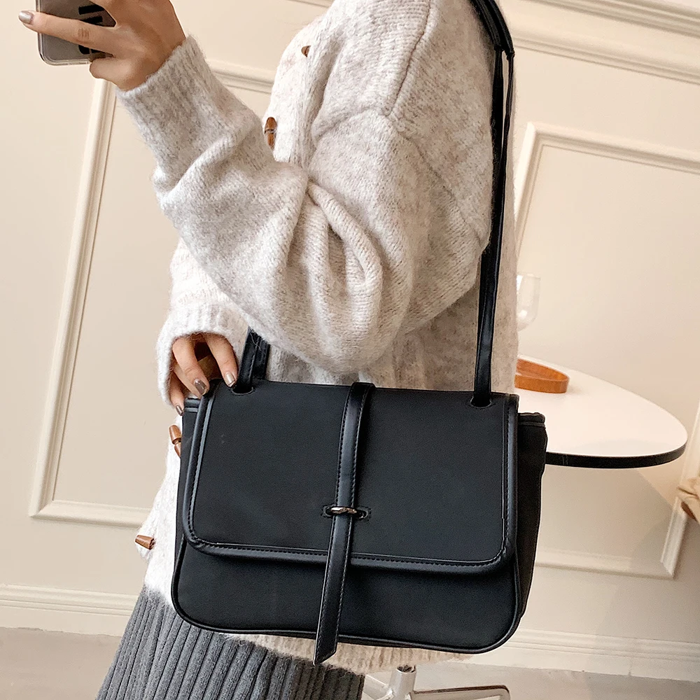 

Designer Pu Leather Women Handbags Shoulder Bags High Quality Ladies Small Tote Messenger Bags Fashion Female Crossbody Bag New