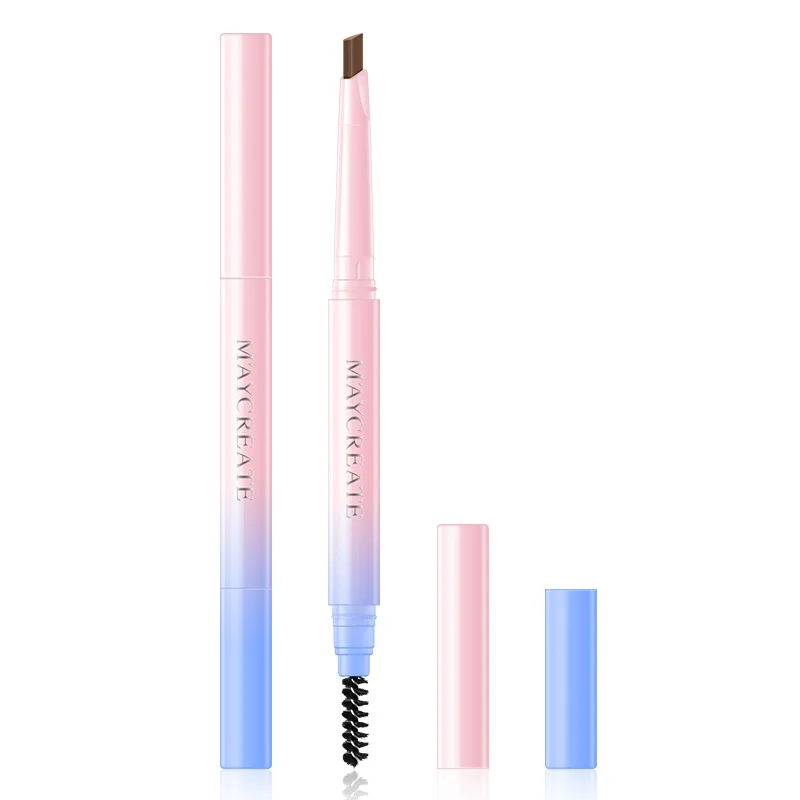 

9 Style Eye Brow Tint Cosmetics Natural Long-lasting Eyebrow Pen Waterproof Non Blooming with Brush Head Eyebrow Pencil