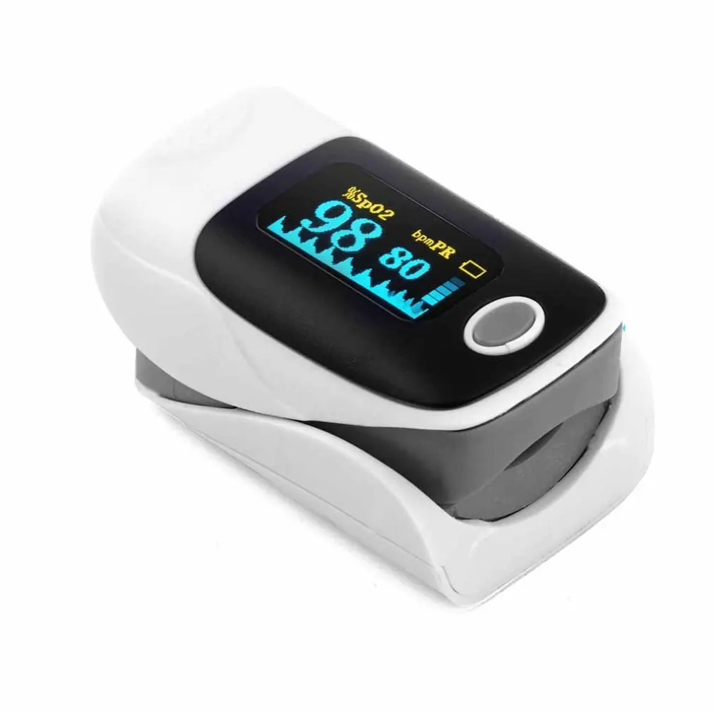 

Oximeter Finger Clip Heart Beat Monitoring Finger Oxygen Heartbeat Pulse Blood Oxygen Saturation Detector Led Screen