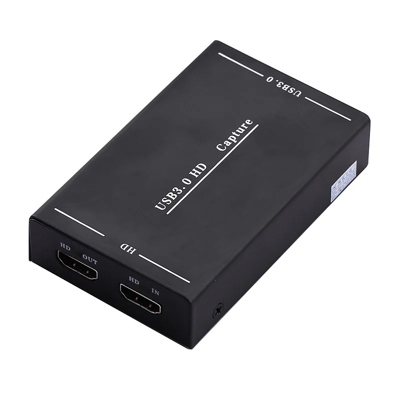 Карта видеозахвата 1080p USB3.0 совместимая с HDMI коробка для записи прямой трансляции