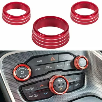 

Red Decoration Trim Aluminum Fitting Pro Parts Accessories Steering Wheel