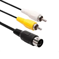 6Ft AV cable for Sega Mega Drive 1 (Genesis Master) System RCA TV Lead - Image 6